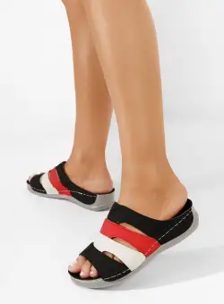 Papuci cu talpa ortopedica Zima negri