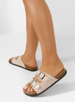 Papuci dama Birsenia bej