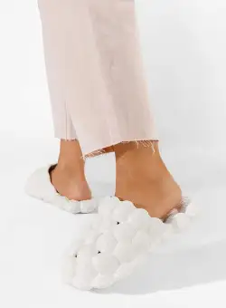 Papuci dama Kalona albi