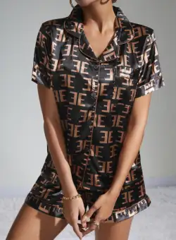 Pijama dama satin Jazlyn ADCP0130 Adictiv