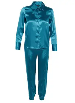 Pijama dama verde Luneda