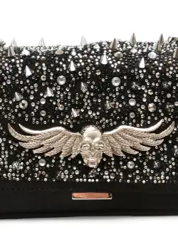 Poseta Steve Madden argintie, CONCERT, din piele ecologica