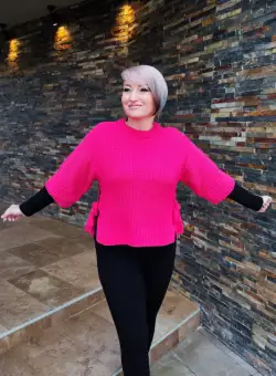 Pulover 347 ciclame Zada