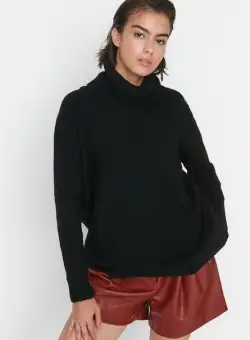 Pulover dama negru Camelia