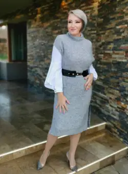 Rochie 1395 gri Zada