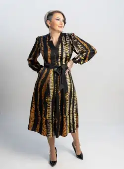 Rochie 1660 imprimeu Leonard