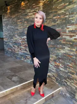 Rochie 1884 neagra Fany Lux