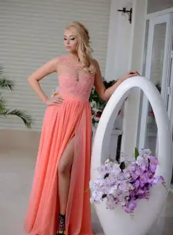 Rochie 211 roz Vigo S