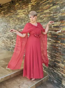 Rochie 2127 coniac Fany Lux