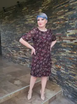 Rochie 730 flori Viada