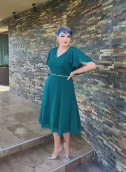 Rochie 750 verde Viada