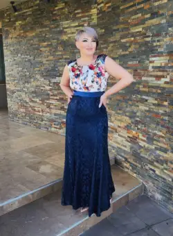 Rochie 991 inflorata Fany Lux