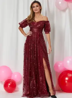 Rochie Bellona Bordo