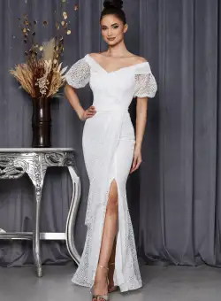 Rochie Calliopia Alba