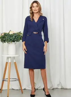 Rochie Camelie Bleumarin