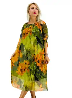 Rochie dreapta din matase Mariana 3