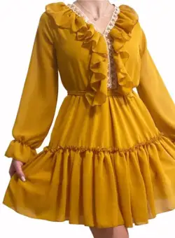 Rochie eleganta din voal Gloria