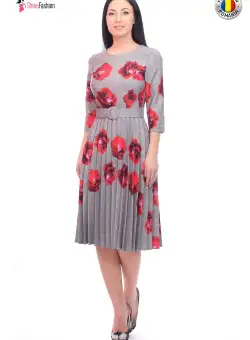 Rochie Fofy de zi cu imprimeu floral