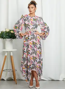 Rochie Ilinka Roz Multi