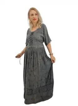 Rochie Lunga Brodata Miuta 68