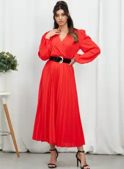 Rochie Malina Rosu Corai