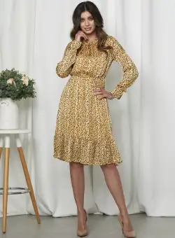 Rochie Naomi Galbena