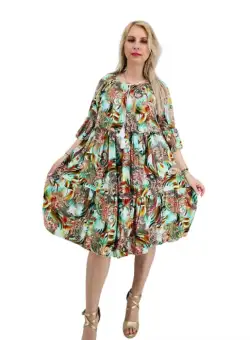 Rochie Scurta de Vara din saten Iza