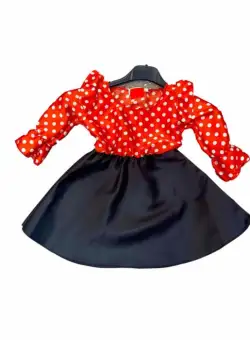 Rochita eleganta cu buline Nela 2