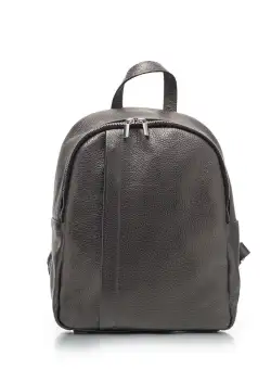 Rucsac damă din piele naturală,Leofex- 4021 Bronz box