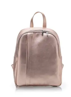 Rucsac damă din piele naturală,Leofex- 4021 Roze box