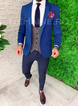 Sacou barbati slim fit premium ZR A4603 E 100-1.2 ~