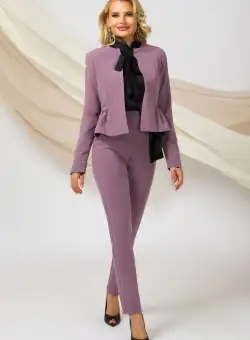 Sacou elegant cu volan la baza