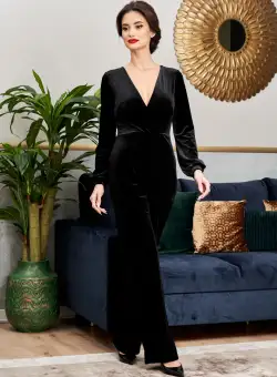 Salopeta Chloe Neagra