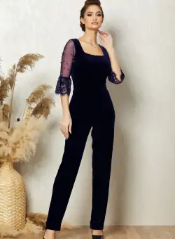 Salopeta Pearl Bleumarin