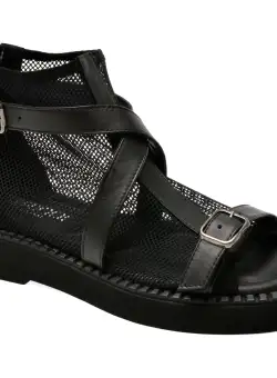 Sandale casual GRYXX negre, 801, din piele naturala