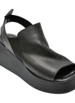 Sandale casual GRYXX negre, 882435, din piele naturala