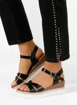 Sandale cu platforma Meida S negre