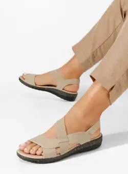 Sandale cu talpa joasa Tobia bej