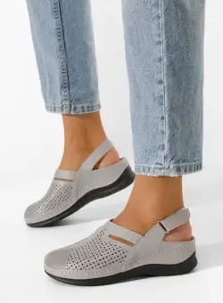 Sandale cu talpa ortopedica Jeya gri