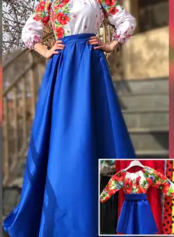 Set rochii stilizate traditional -Mama si Fiica - model 10