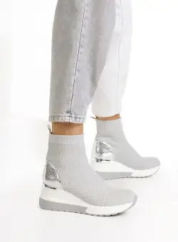 Sneakers cu platforma gri Ketlen