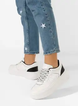 Sneakers cu platformă Ravilia albi