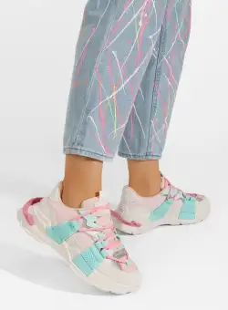 Sneakers dama Amelina turcoaz