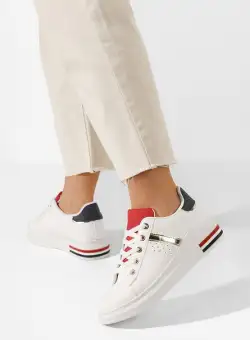 Sneakers dama Bresia albi