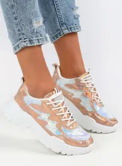 Sneakers dama Glarus Bej