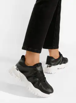 Sneakers dama Grora negri