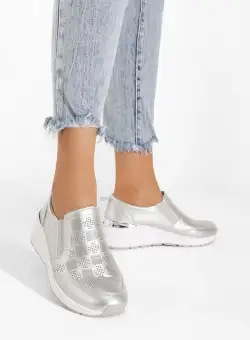 Sneakers dama Melody argintii