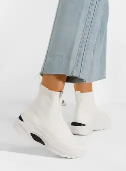 Sneakers tip soseta albi Linara