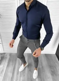 Tinuta barbati smart casual Pantaloni + Camasa 10242