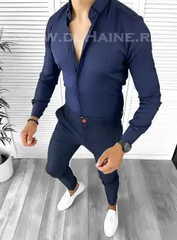 Tinuta barbati smart casual Pantaloni + Camasa B8485